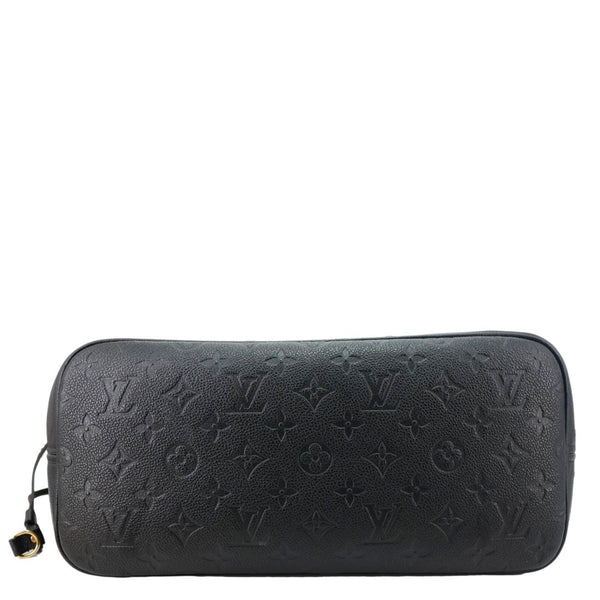 LOUIS VUITTON Neverfull MM Monogram Empreinte Tote Bag Black