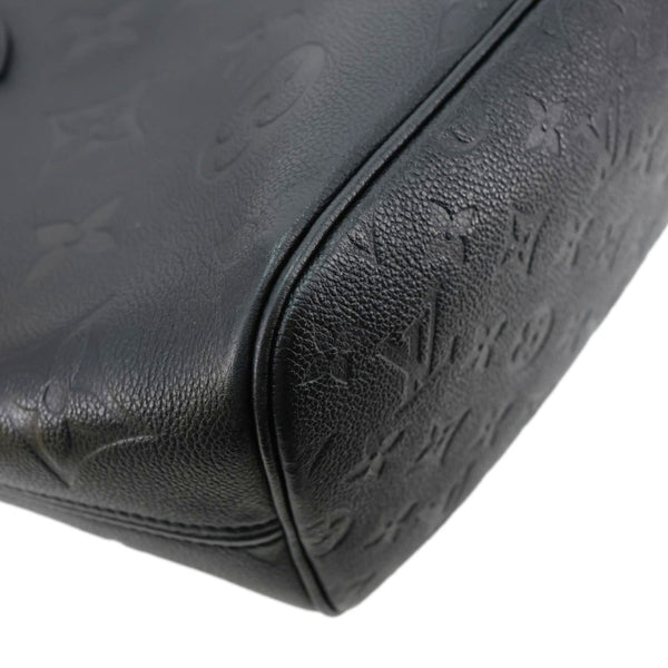 LOUIS VUITTON Neverfull MM Monogram Empreinte Tote Bag Black