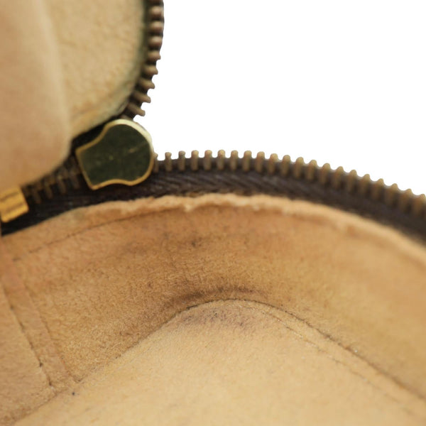 LOUIS VUITTON Monte Carlo Monogram Canvas Jewelry Case Brown