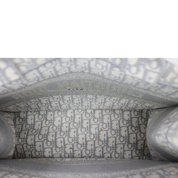 CHRISTIAN DIOR Book Medium Oblique Canvas Tote Bag Grey