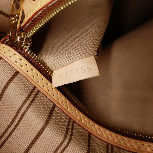 LOUIS VUITTON Delightful MM Monogram Canvas Hobo Shoulder Bag Brown