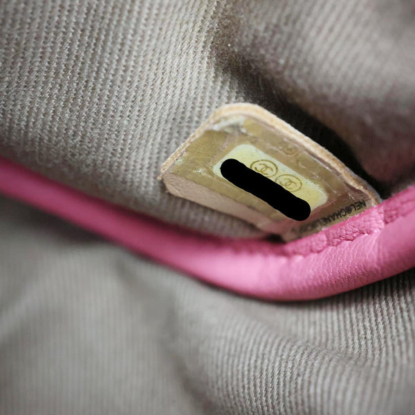 CHANEL CC Casual Trip Quilted Leather Messenger Bag Pink