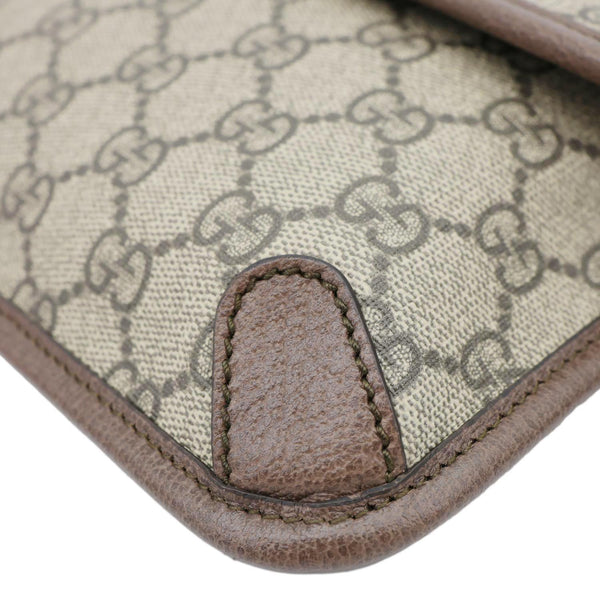 GUCCI Neo Vintage GG Supreme Canvas Waist Bag Beige 493930