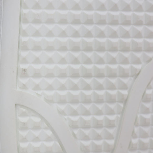 LOUIS VUITTON Frontrow Studded Calfskin Leather Sneakers White Size 37