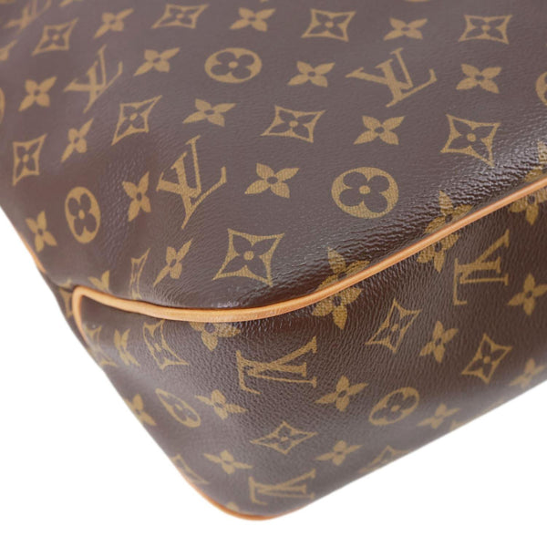 LOUIS VUITTON Delightful MM Monogram Canvas Hobo Shoulder Bag Brown