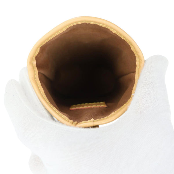 LOUIS VUITTON Fold Me Pouch Monogram Canvas Shoulder Bag Brown