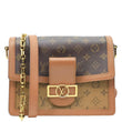 LOUIS VUITTON Dauphine MM Monogram Reverse Canvas Shoulder Bag Brown