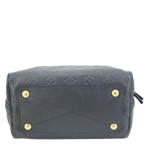LOUIS VUITTON Speedy Bandouliere 25 Monogram Empreinte Leather Shoulder Bag Black