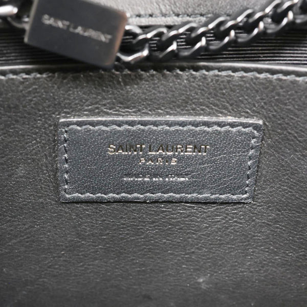 YVES SAINT LAURENT Classic Kate Zebra Print Leather Crossbody Bag Yellow