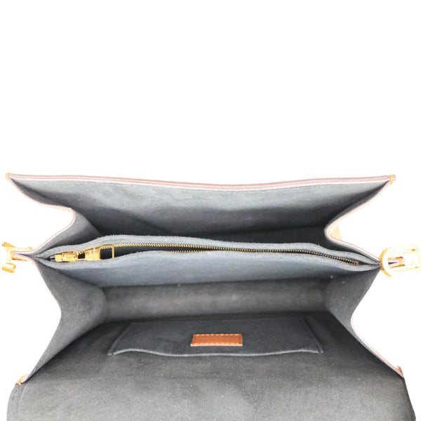 LOUIS VUITTON Dauphine MM Monogram Reverse Canvas Shoulder Bag Brown