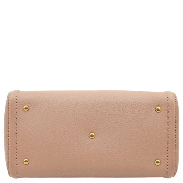 VALENTINO Garavani Alltime Small Calfskin Leather Top Handle Shoulder Bag Pink