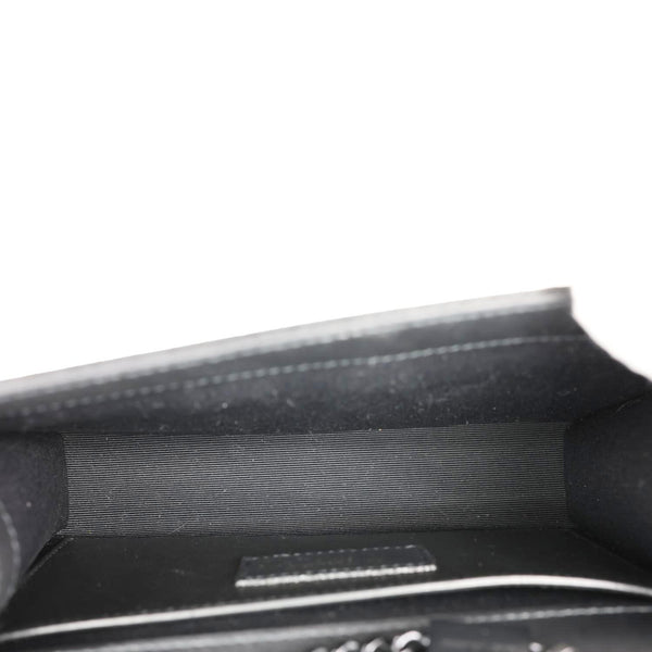 YVES SAINT LAURENT Classic Kate Zebra Print Leather Crossbody Bag Yellow