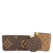 LOUIS VUITTON Monogram Reverse Canvas Trio Pouch Bag Brown