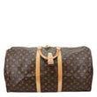 LOUIS VUITTON Keepall 55 Monogram Canvas Travel Bag Brown