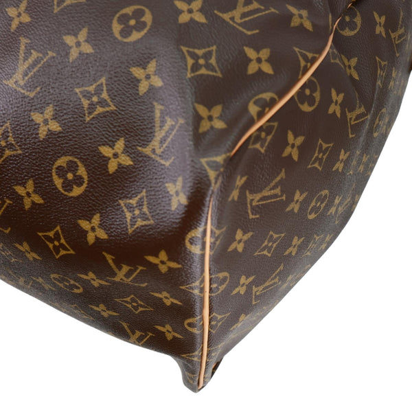 LOUIS VUITTON Keepall 55 Monogram Canvas Travel Bag Brown