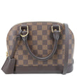 LOUIS VUITTON Alma BB Damier Ebene Crossbody Bag Brown