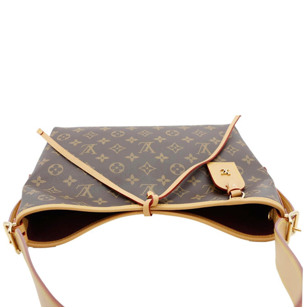 LOUIS VUITTON Carryall PM Monogram Canvas Shoulder Bag Brown