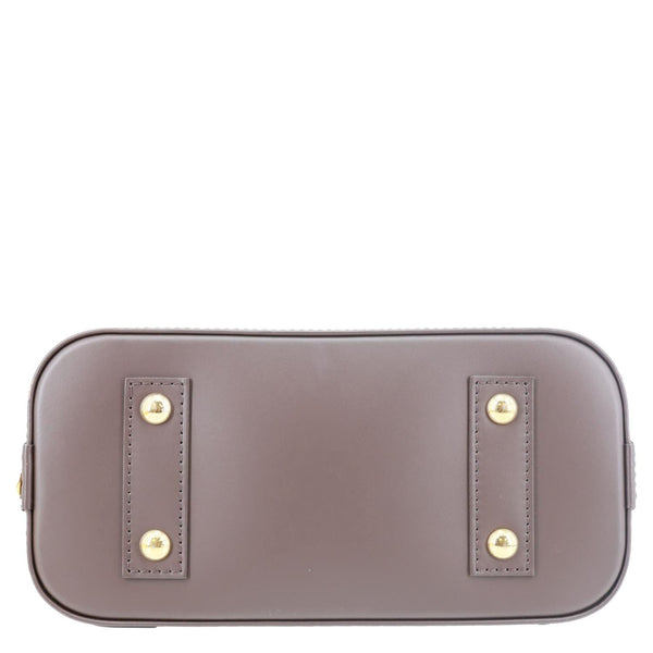 LOUIS VUITTON Alma BB Damier Ebene Crossbody Bag Brown