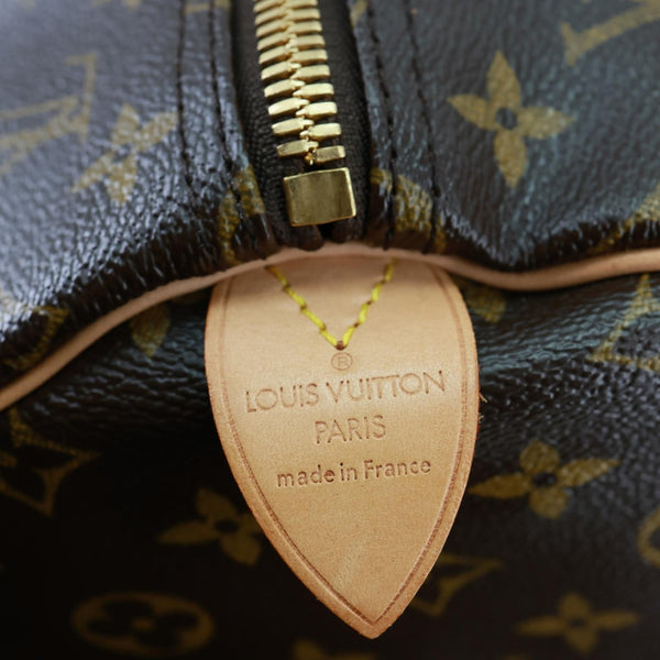 LOUIS VUITTON Keepall 55 Monogram Canvas Travel Bag Brown