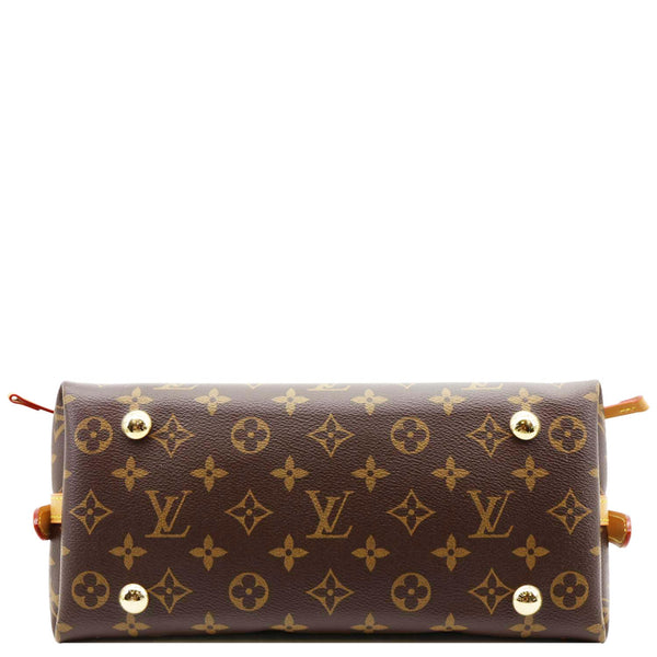 LOUIS VUITTON Carryall PM Monogram Canvas Shoulder Bag Brown