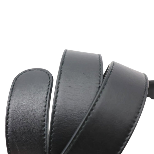GUCCI GG Buckle Marmont Leather Belt Size 90.36 Black 414516
