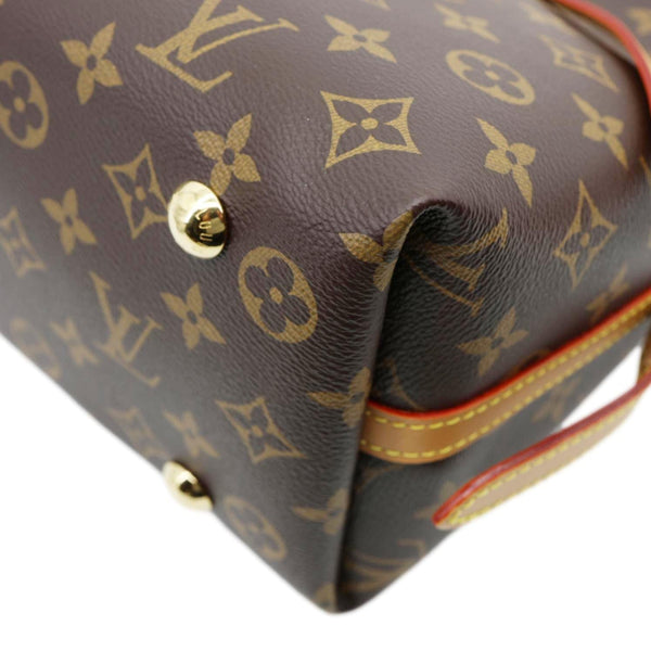 LOUIS VUITTON Carryall PM Monogram Canvas Shoulder Bag Brown