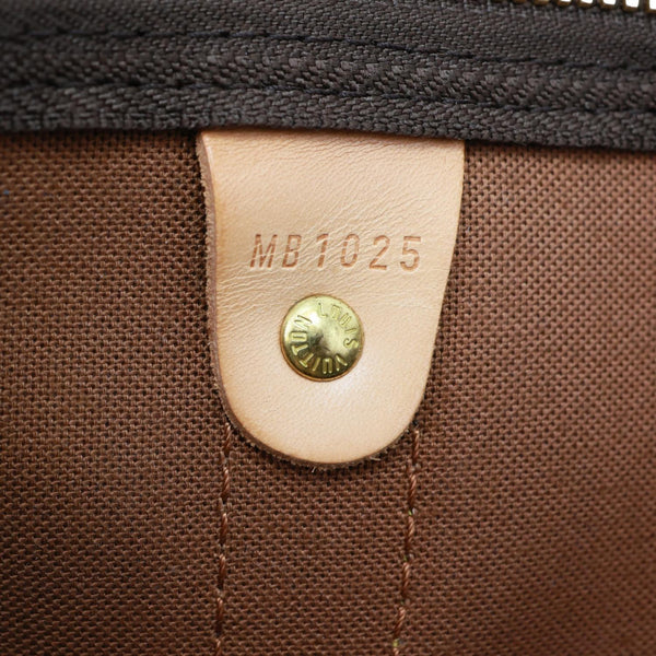 LOUIS VUITTON Keepall 55 Monogram Canvas Travel Bag Brown