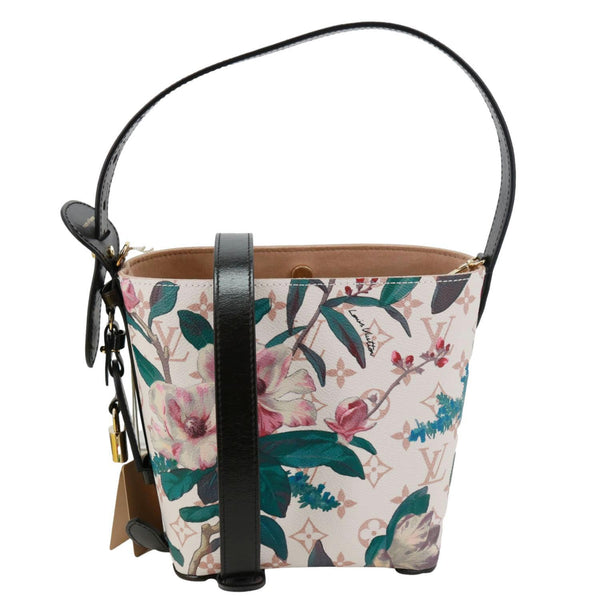 LOUIS VUITTON All In BB Eden Floral Monogram Dune Canvas Crossbody Bag Off White