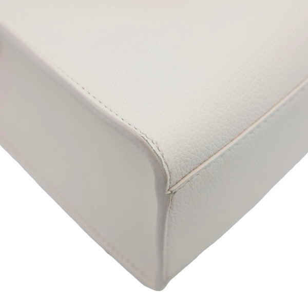 LOUIS VUITTON Lock & Go Grained Calf Leather Shoulder Bag Quartz