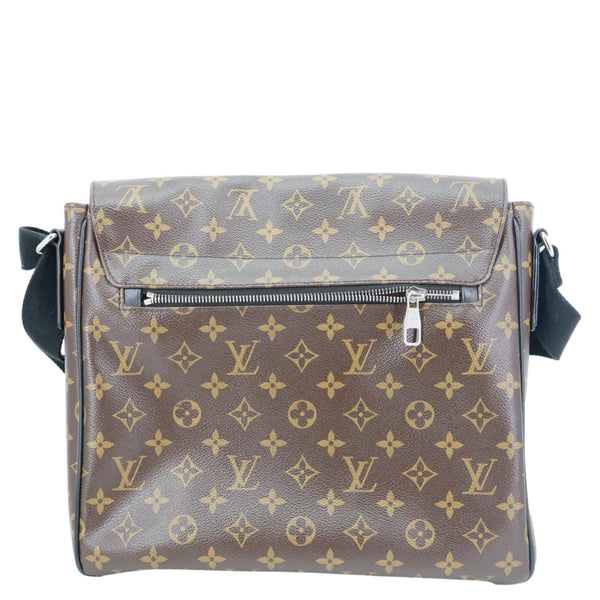LOUIS VUITTON Abbesses Monogram Canvas Messenger Bag Brown