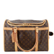 LOUIS VUITTON Sac Chien 40 Monogram Canvas Pet Carrier Shoulder Bag Brown