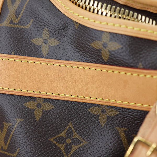 LOUIS VUITTON Sac Chien 40 Monogram Canvas Pet Carrier Shoulder Bag Brown
