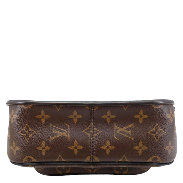 LOUIS VUITTON Passy Monogram Canvas Shoulder Bag Brown