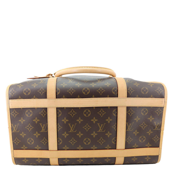 LOUIS VUITTON Sac Chien 40 Monogram Canvas Pet Carrier Shoulder Bag Brown
