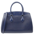 LOUIS VUITTON Soufflot NM MM Epi Leather Crossbody Bag Navy Blue
