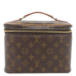 LOUIS VUITTON Nice BB  Monogram Canvas Vanity Case Brown
