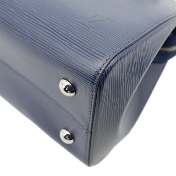 LOUIS VUITTON Soufflot NM MM Epi Leather Crossbody Bag Navy Blue