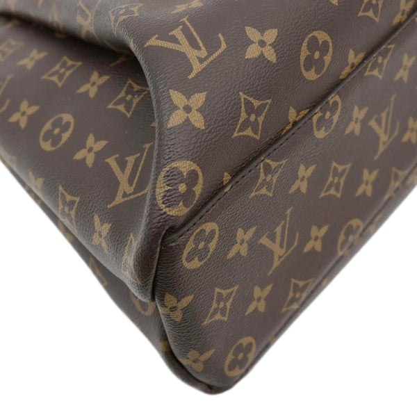 LOUIS VUITTON Rivoli MM NM Monogram Canvas Satchel Bag Brown