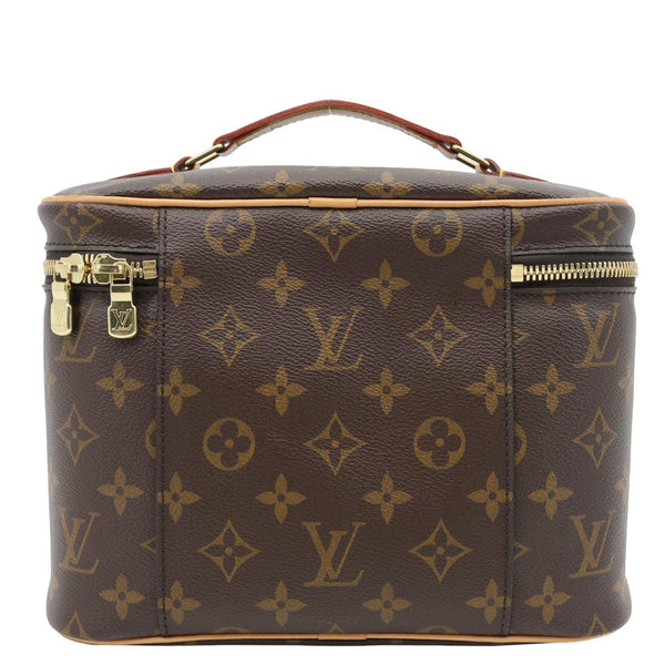 LOUIS VUITTON Nice BB  Monogram Canvas Vanity Case Brown