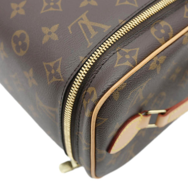 LOUIS VUITTON Nice BB  Monogram Canvas Vanity Case Brown