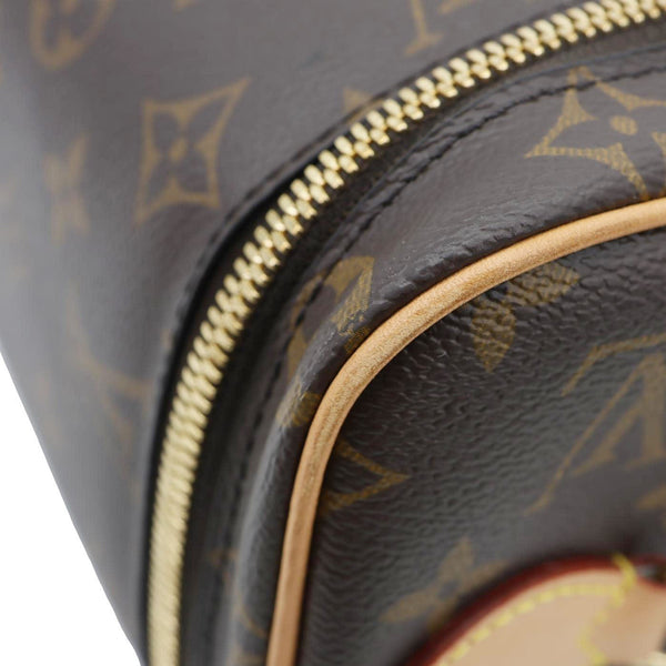 LOUIS VUITTON Nice BB  Monogram Canvas Vanity Case Brown