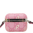 GUCCI x Palace GG Supreme Canvas Airpod Case Pink