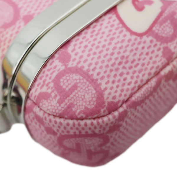 GUCCI x Palace GG Supreme Canvas Airpod Case Pink