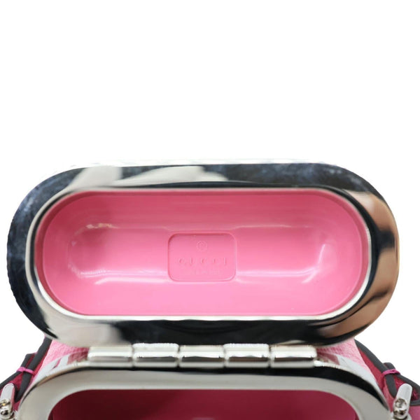 GUCCI x Palace GG Supreme Canvas Airpod Case Pink