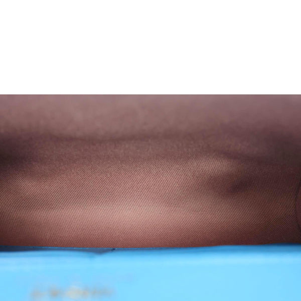 VERSACE La Medusa Tonal Leather Crossbody Bag Blue