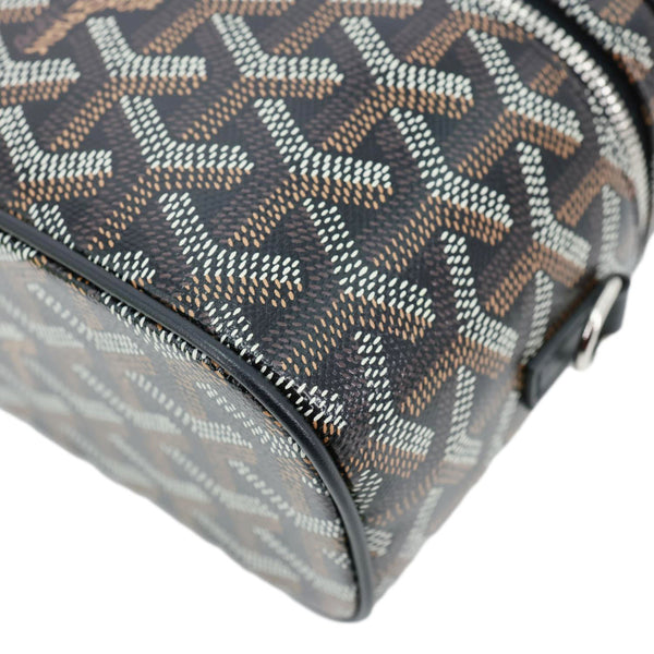 GOYARD Muse Vanity Case Mini Monogram Chevron Canvas Shoulder Bag Black