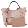 LOUIS VUITTON Hina PM Monogram Mahina Leather Crossbody Bag Magnolia
