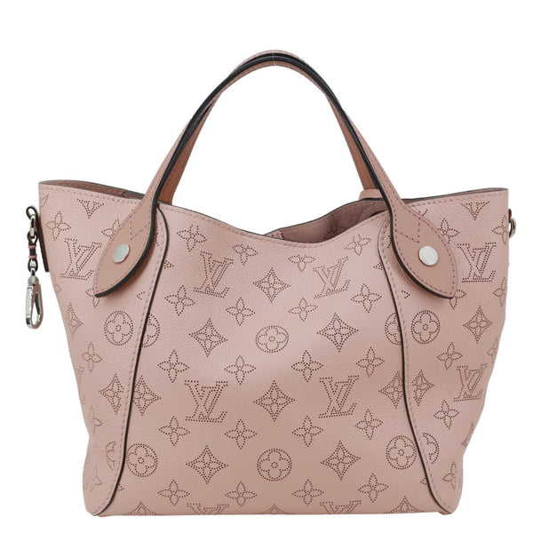 LOUIS VUITTON Hina PM Monogram Mahina Leather Crossbody Bag Magnolia