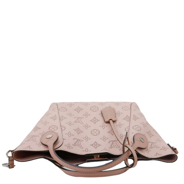 LOUIS VUITTON Hina PM Monogram Mahina Leather Crossbody Bag Magnolia