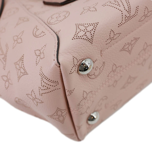 LOUIS VUITTON Hina PM Monogram Mahina Leather Crossbody Bag Magnolia